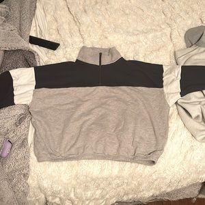 half zip up hoodie